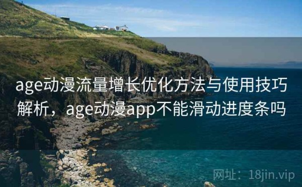 age动漫流量增长优化方法与使用技巧解析，age动漫app不能滑动进度条吗