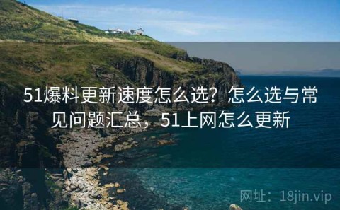 51爆料更新速度怎么选？怎么选与常见问题汇总，51上网怎么更新
