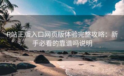 P站正版入口网页版体验完整攻略：新手必看的靠谱吗说明