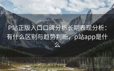 P站正版入口口碑分析长期表现分析：有什么区别与趋势判断，p站app是什么
