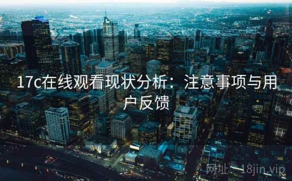 17c在线观看现状分析：注意事项与用户反馈