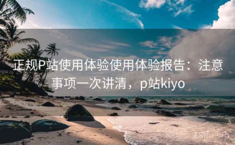 正规P站使用体验使用体验报告：注意事项一次讲清，p站kiyo