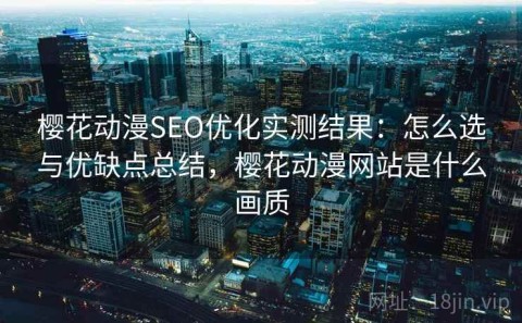 樱花动漫SEO优化实测结果：怎么选与优缺点总结，樱花动漫网站是什么画质