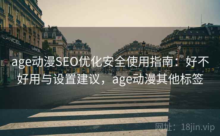 age动漫SEO优化安全使用指南：好不好用与设置建议，age动漫其他标签