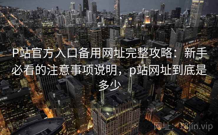 P站官方入口备用网址完整攻略：新手必看的注意事项说明，p站网址到底是多少