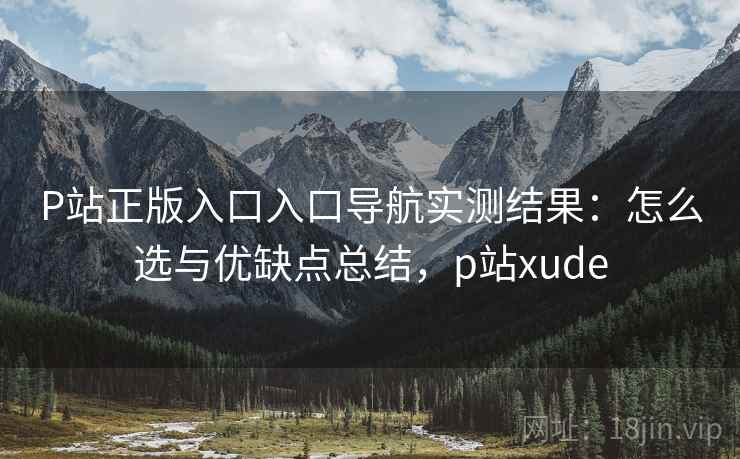P站正版入口入口导航实测结果：怎么选与优缺点总结，p站xude