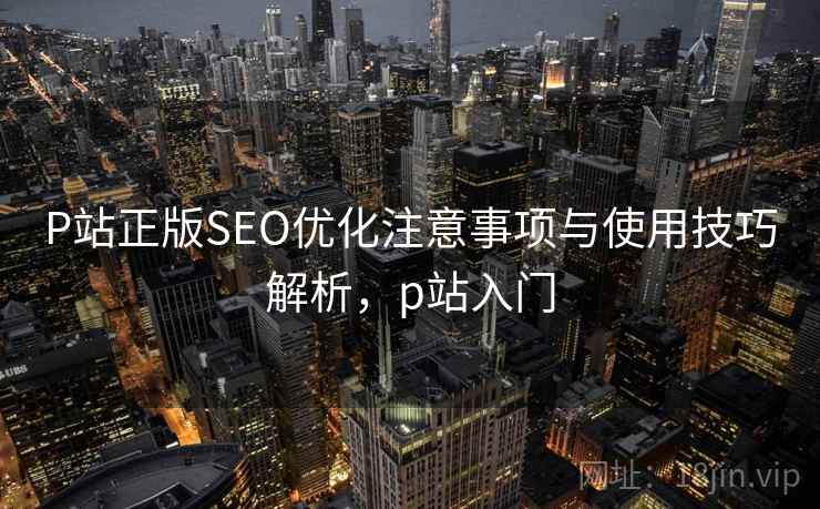 P站正版SEO优化注意事项与使用技巧解析，p站入门
