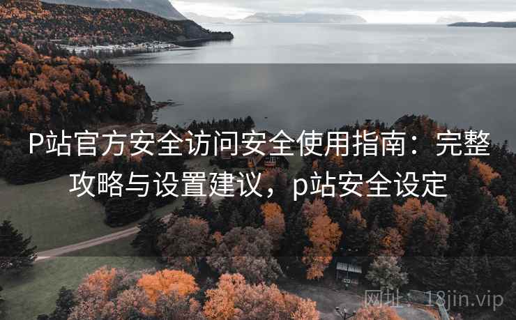 P站官方安全访问安全使用指南：完整攻略与设置建议，p站安全设定