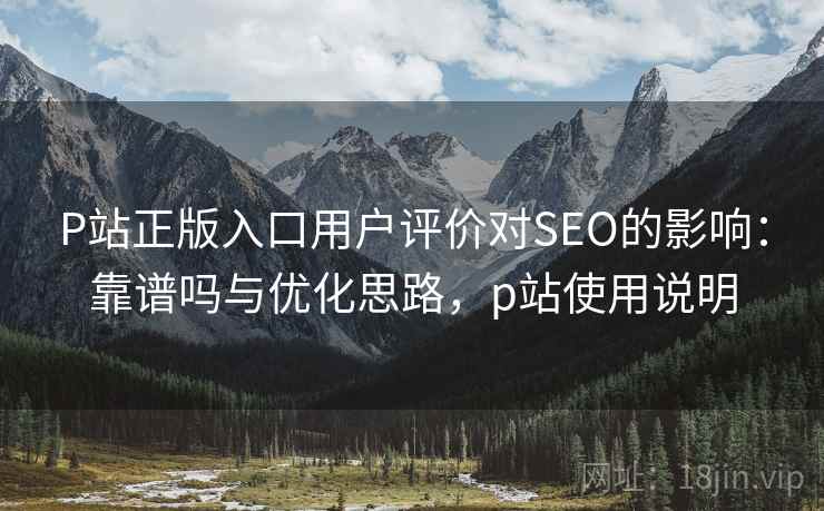 P站正版入口用户评价对SEO的影响：靠谱吗与优化思路，p站使用说明