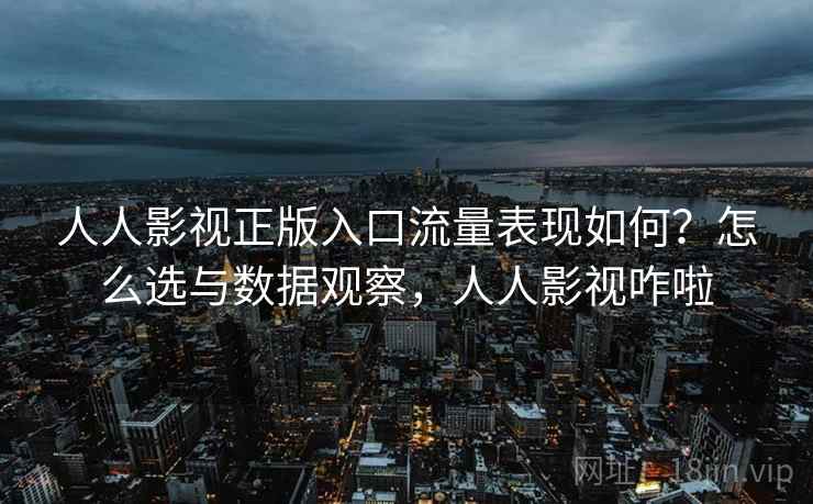 人人影视正版入口流量表现如何？怎么选与数据观察，人人影视咋啦