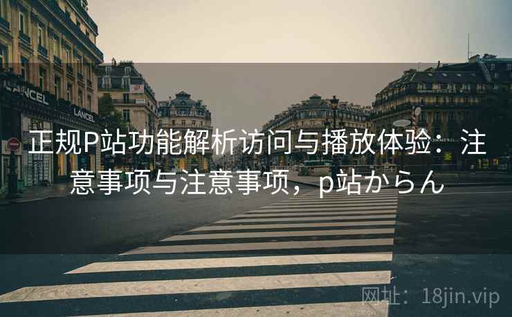 正规P站功能解析访问与播放体验：注意事项与注意事项，p站からん