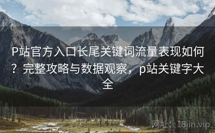 P站官方入口长尾关键词流量表现如何？完整攻略与数据观察，p站关键字大全