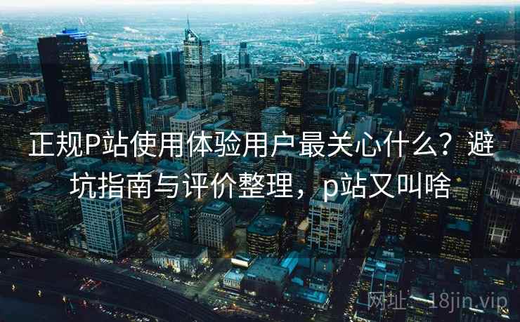正规P站使用体验用户最关心什么？避坑指南与评价整理，p站又叫啥