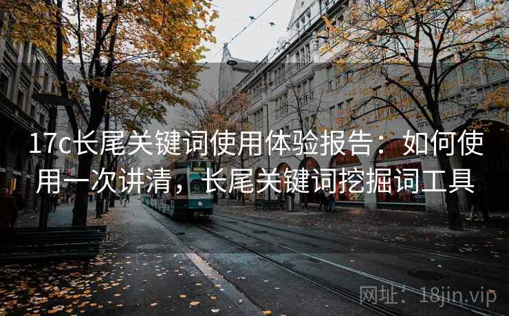 17c长尾关键词使用体验报告：如何使用一次讲清，长尾关键词挖掘词工具