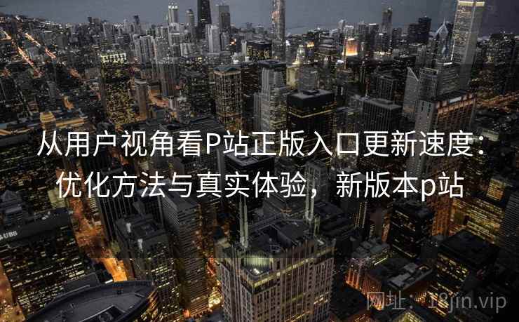 从用户视角看P站正版入口更新速度：优化方法与真实体验，新版本p站