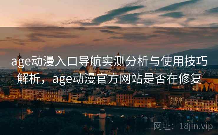 age动漫入口导航实测分析与使用技巧解析，age动漫官方网站是否在修复
